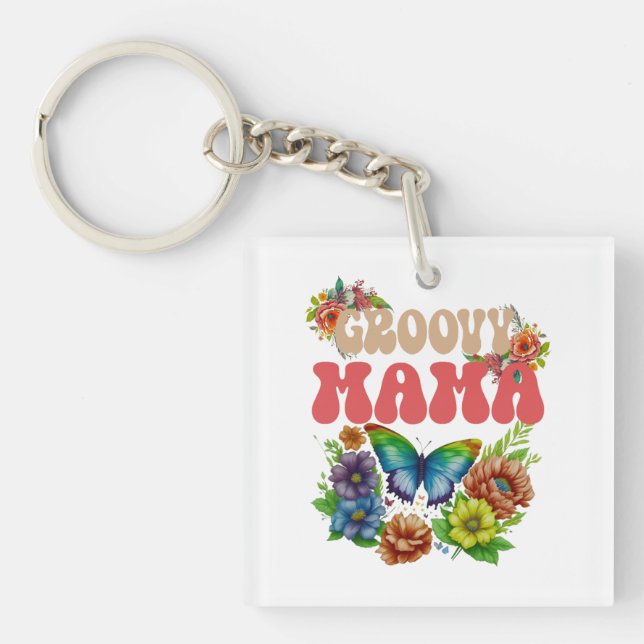 Mamma Groovy Blommigt (Framsidan)