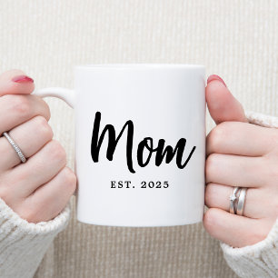 Mamma Grundad År Ny Mamma Present Kaffemugg