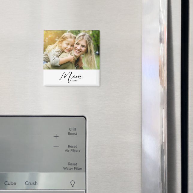 Mamma Grundad Foto Mors Dag Magnet (In Situ (Fridge))