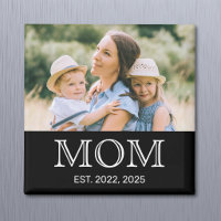 Mamma Grundad Foto Mors Dag Magnet