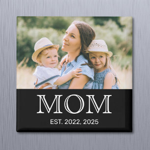 Mamma Grundad Foto Mors Dag Magnet