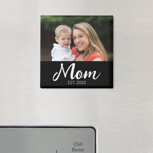 Mamma Grundad Foto Mors Dag Magnet