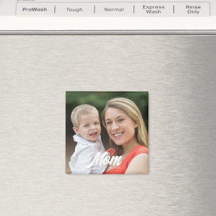 Mamma Grundad Foto Mors Dag Magnet