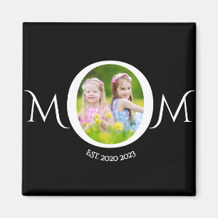 Mamma Grundad Foto Mors Dag Present Magnet