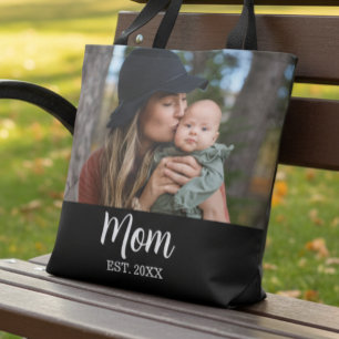 Mamma Grundad Foto Mors Dag Tygkasse