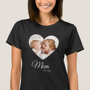 *Mamma Grundad Foto Mors Dagsgåva T-Shirt