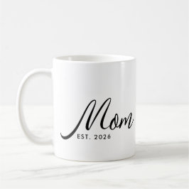 Mamma Grundad Ny Mamma Gåva Kaffemugg