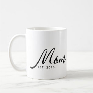 Mamma Grundad Ny Mamma Gåva Kaffemugg