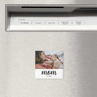 Mamma Grundade Foto Present Magnet