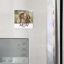 Mamma Grundade Foto Present  Magnet