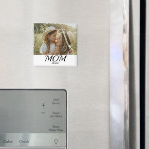 Mamma Grundade Foto Present Magnet