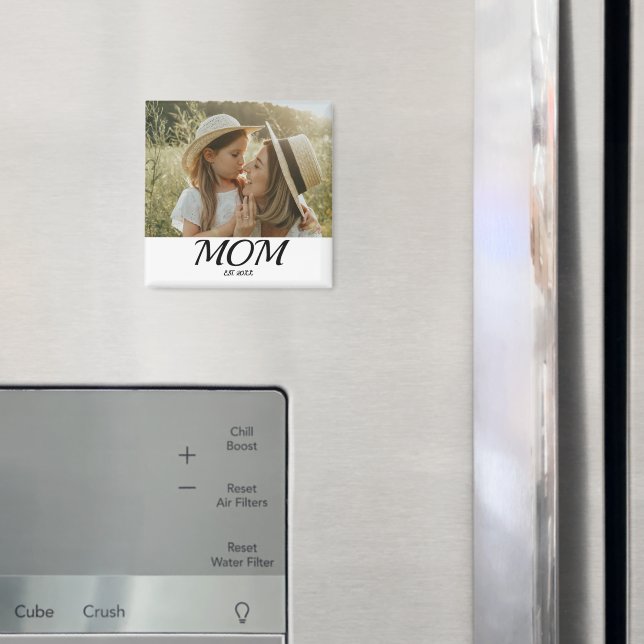 Mamma Grundade Foto Present  Magnet (In Situ (Fridge))