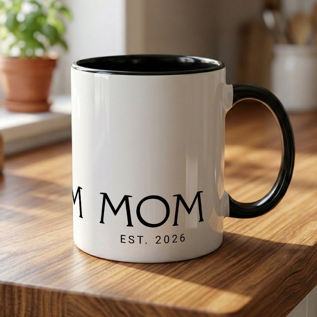 Mamma Grundade Ny Mamma Present Mugg (Skapare uppladdad)