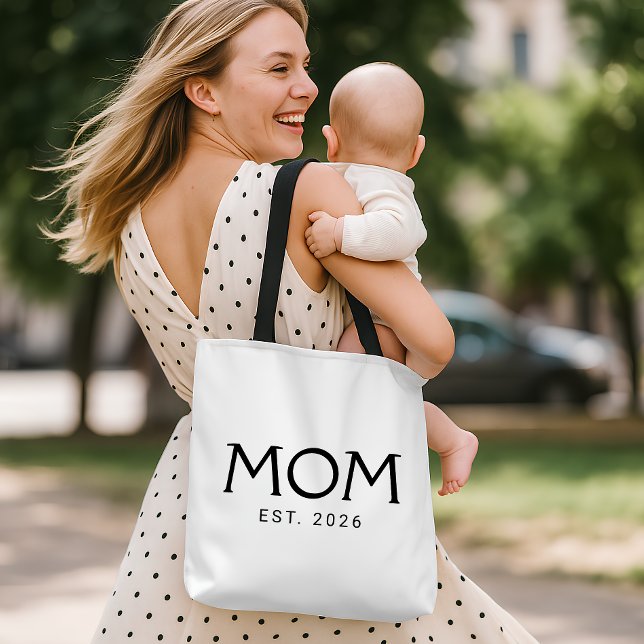 Mamma Grundade Ny Mamma Present Tygkasse (Skapare uppladdad)
