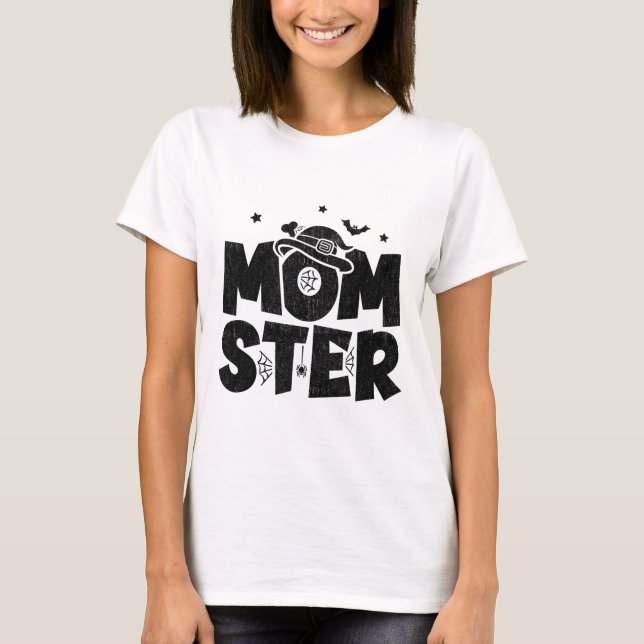 Mamma Halloween Costume - Halloween Mamma - Momste T Shirt (Framsida)