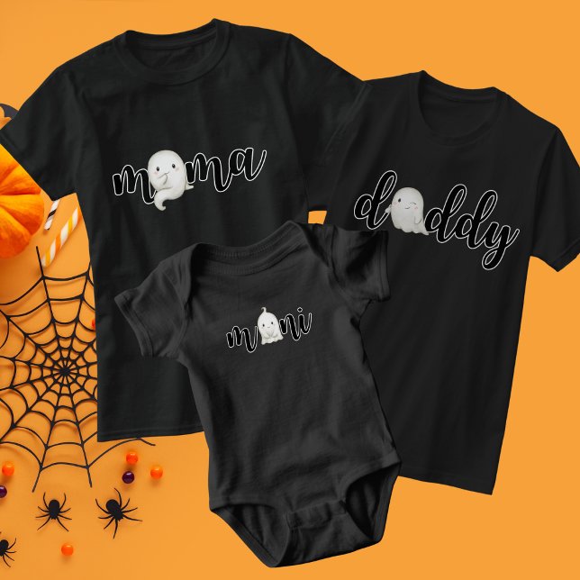 Mamma Halloween Ghost Matching T Shirt (Skapare uppladdad)
