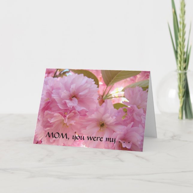 MAMMA-hälsningskort mitt första Valentinkort Helgkort (Framsida)
