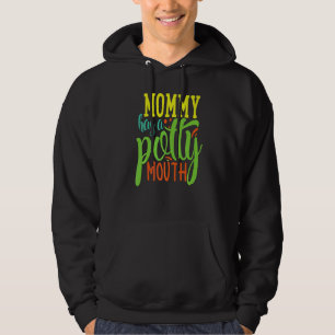Mamma Har En Fula Mun Moder Familj Mamma Hoodie