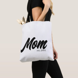 Mamma har etablerat en ny mamma Gift Tygkasse