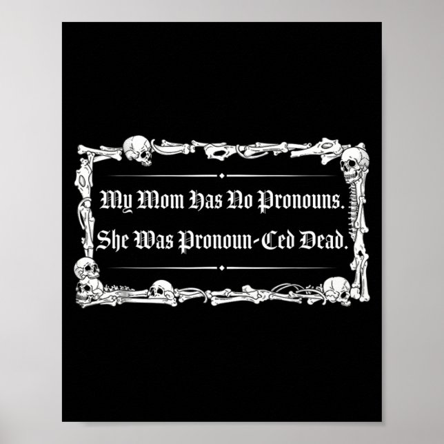 Mamma Har Pronomen Var Pronomen-Cad Förvaltning Poster (Framsidan)