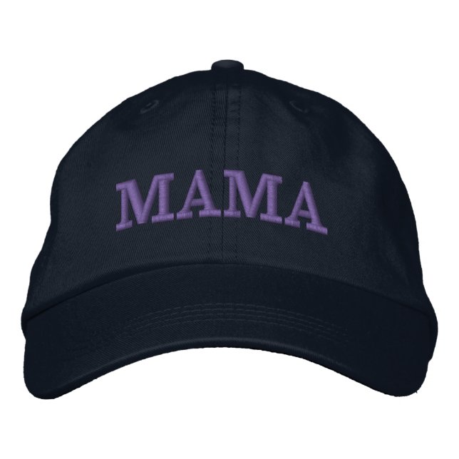 Mamma Hat | Mor-dagspresent Broderad Keps (Framsida)