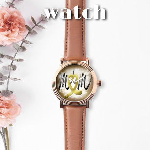 Mamma Heart of Guld Armbandsur