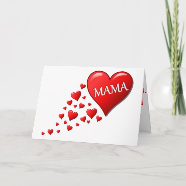 MAMMA HEARTS HELGKORT (Framsida)