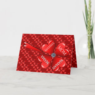 Mamma Hearts Klöver med Diamond Kort