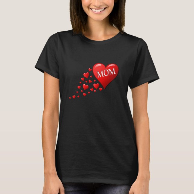 Mamma Hearts T-Shirt (Framsida)