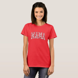 Mamma Hearts Valentine Day Retro Varsity T Shirt