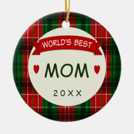 Mamma Helgdag Play-julklapp Julgransprydnad Keramik