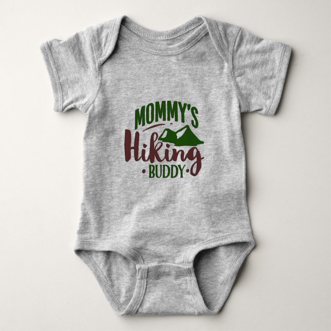 Mamma Hiking Buddy T Shirt (Framsida)