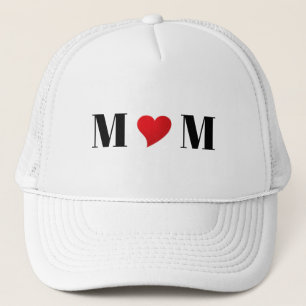 Mamma, hjärta, Morsa, Mors dag, födelsedagspresent Keps