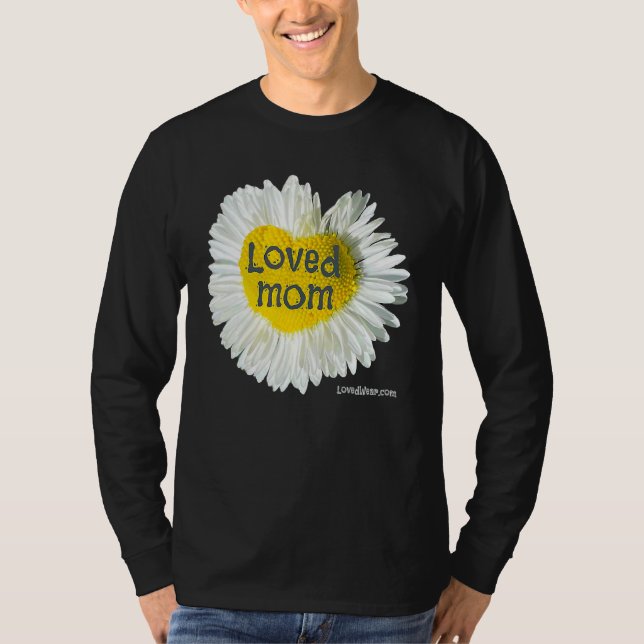 Mamma Hjärtat Daisy Mors dag Flower 2 T Shirt (Framsida)
