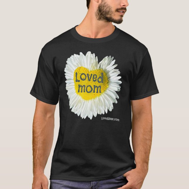 Mamma Hjärtat Daisy Mors dag Flower 5 T Shirt (Framsida)