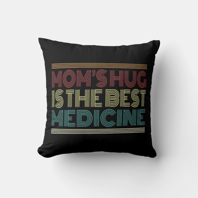 Mamma Hug är den bästa medicinska Dekorativ kudde (Framsida)