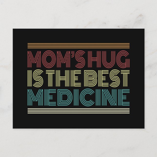 Mamma Hug är den bästa medicinska offerten | vykor Vykort (Framsida)