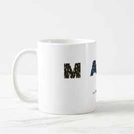 Mamma Hund kattklösa anpassade namn Kaffemugg