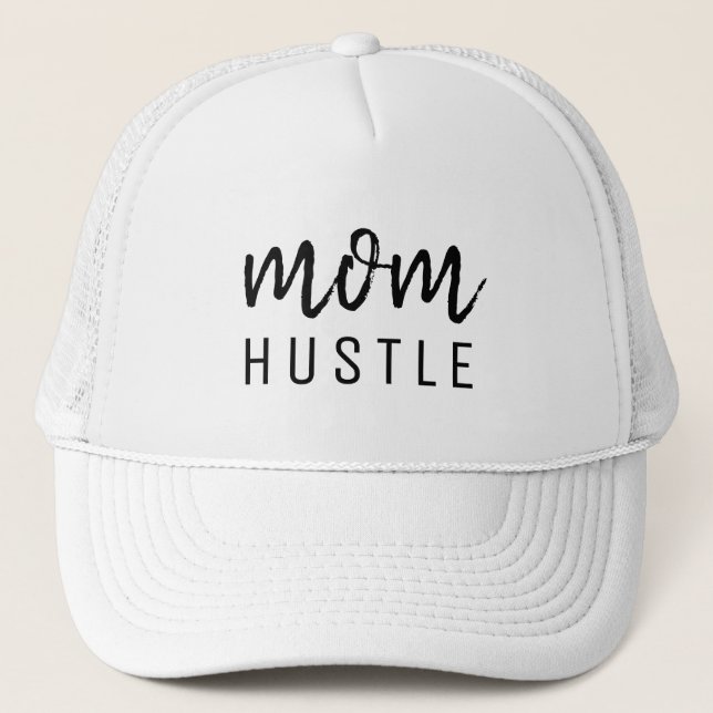 Mamma Hustle | Modern Snyggt Mors dag Keps (Framsida)
