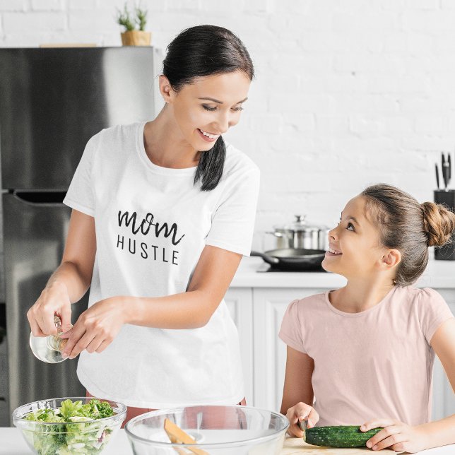 Mamma Hustle | Modern Snyggt Mors dag T Shirt (Skapare uppladdad)