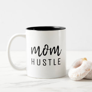 Mamma Hustle Modern Snyggt Mors dag Två-Tonad Mugg