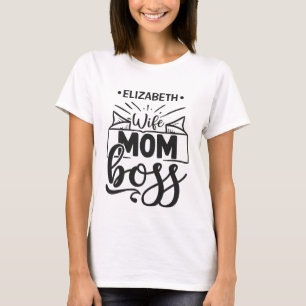 Mamma hustru chef eget namn t shirt