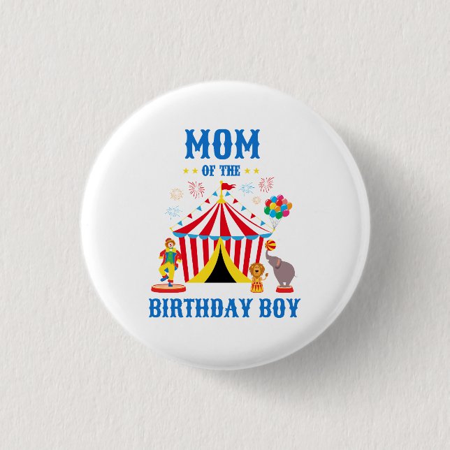 Mamma i Anpassningsbarna Circus i Birthday Boy Knapp (Framsida)