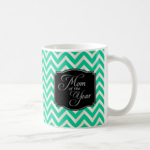 Mamma i år Chevron Rand Kaffemugg