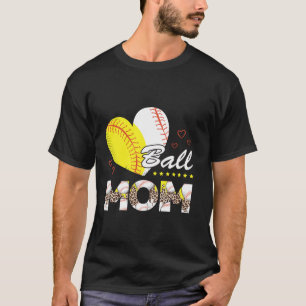 Mamma i Baskbollsdagen Mor för Fam T Shirt