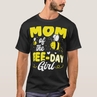 Mamma i bidagshuset där Party matchande födelsedag T Shirt