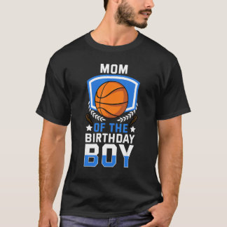 Mamma i Birthday Boy Basketball Family Celebrat T Shirt