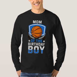 Mamma i Birthday Boy Basketball Family Celebrat T Shirt