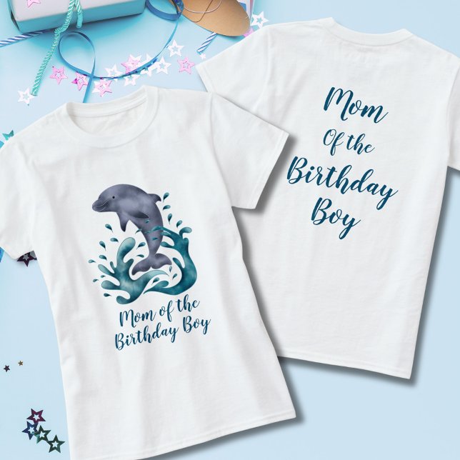 Mamma i Birthday Boy Födelsedagsfest T Shirt (Skapare uppladdad)