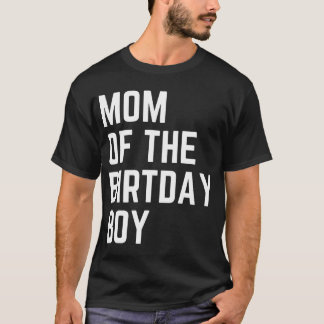 Mamma i Birthday Boy Födelsedagsfest T Shirt